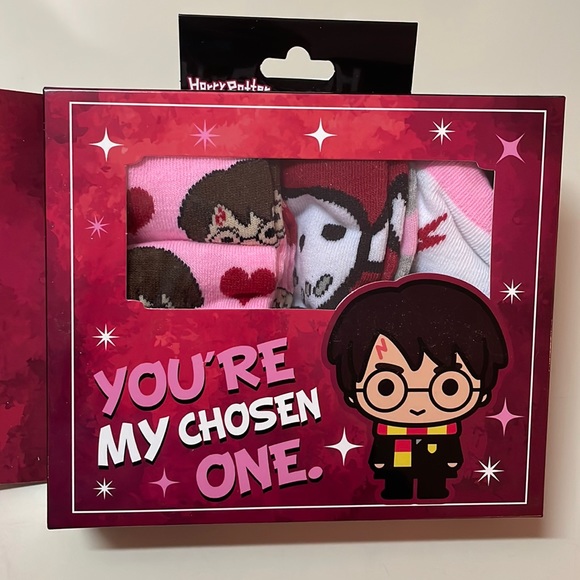 2/$30 Harry Potter 3 Pair Pack Crew Socks - Picture 3 of 9